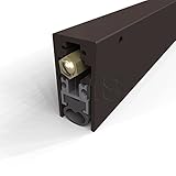 Automatic Door Bottom, Heavy Duty Surface Mounted Dark Bronze 36"