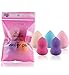 Franterd 5PCS Pro Beauty Flawless Makeup Foundation Puff Multi Shape Sponges Blender