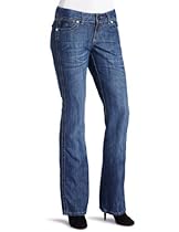 Wrangler Women's Premium Patch Low Rise Mae Jean, Blue, 7/8x32