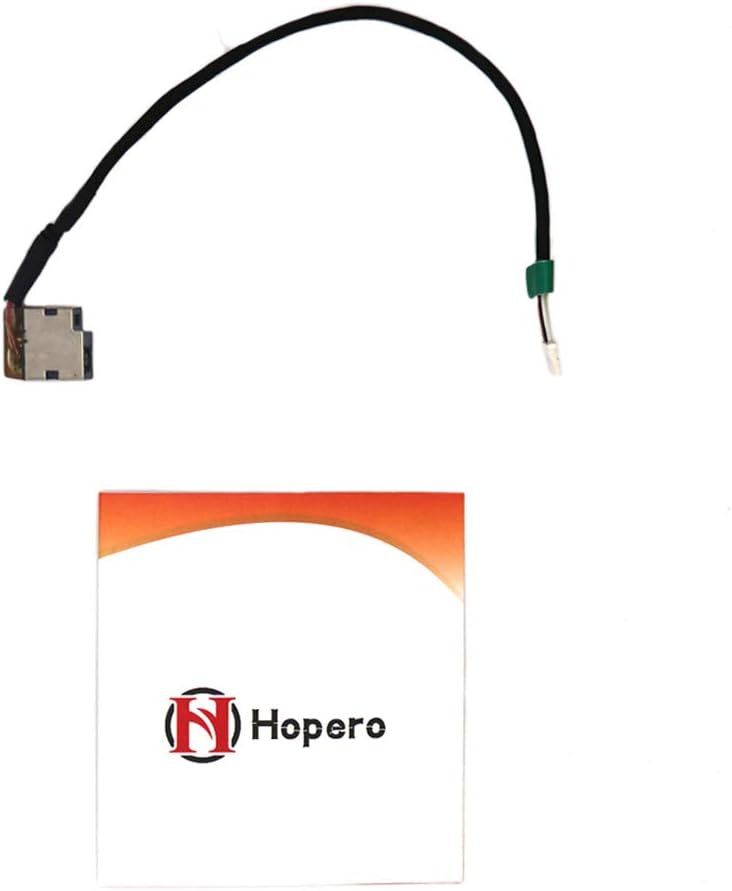 Hopero DC Power Jack with Cable Charging Port Replacement for HP 15-bs197cl 15-bs282nr 15-bs028cl 15-bs071nr 15-bs075nr 15-bs077nr 15-bs015dx