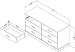 South Shore Logik Collection Double Dresser, Pure White
