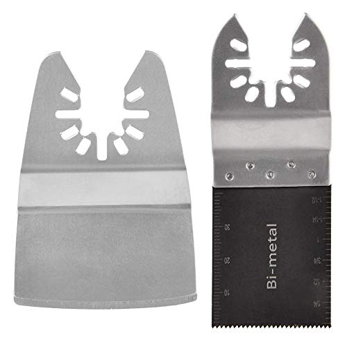 BLENDX Oscillating Multitool Saw Blades Metal/Wood 34 Pieces Oscillating Tool Accessories Kits for Dewalt,Bosch,Dremel,Craftsman,Makita,Rockwell,Chicago Ridgid, Rockwell included 20 Pieces Sanding Pad - Thumbnail 4