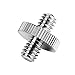 Mudder 1/4 Inch Male to 1/4 inch Male Screw 1/4 Inch Male to 3/8 Inch Male Threaded Screw Adapter for Camera/Tripod/ Monopod/Ballhead/ Light Stand (4 Pieces)