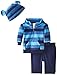 Gerber Baby Boys' 3 Piece Micro Fleece Top Cap and Pant Set