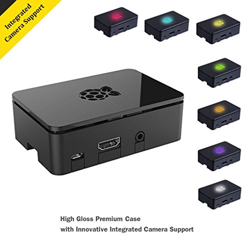 Raspberry Pi 3 Model B Kit with Black Case, Power Supply, Heatsink - Thumbnail 3