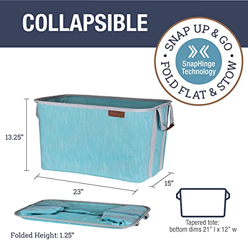 CleverMade Collapsible Fabric Laundry Basket Premium Foldable Pop Up