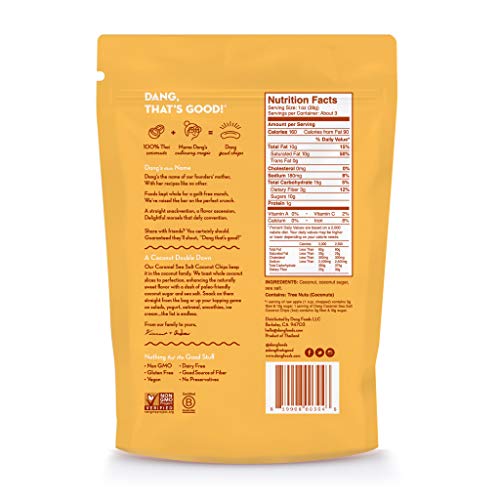 DANG TOASTED COCONUT CHIPS, CARAMEL SEA SALT, 3.17 OUNCE