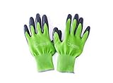 Bamboo Garden & House Work gloves100% Eco-Friendly Highly Durable w/ Special Double Coating for Pruning Thorn Proof Durable Long Lasting For Men Women Medium
