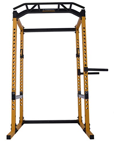 Powertec Fitness Power Rack, Yellow