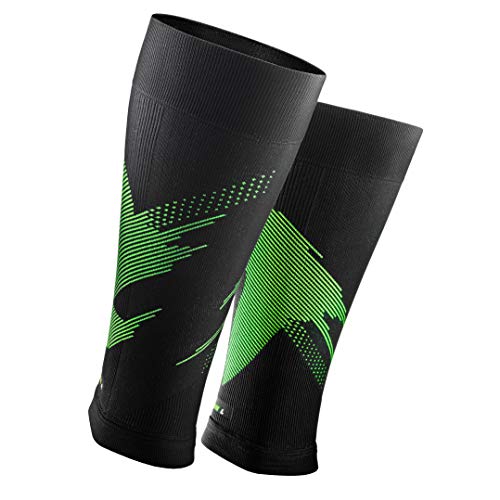 Rockay Blaze Calf & Shin Graduated Compression Leg Sleeves for Men and Women 16-23 mmHg - (1 Pair)