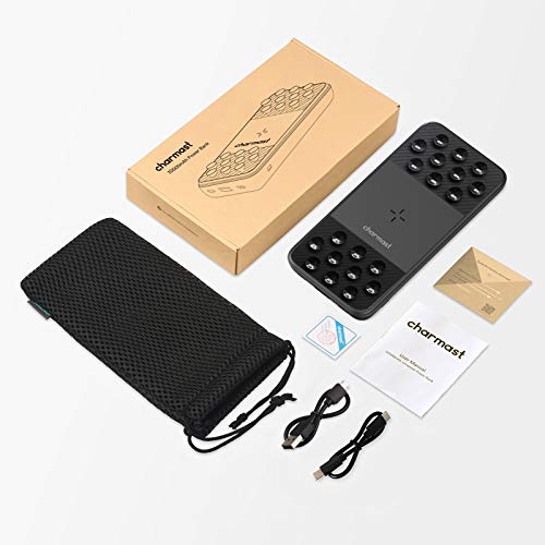 Charmast draadloze Power Bank USB C 10000mAh Zuignap Draagbare Oplader 18W PD Quick Charge 3.0 Externe Accu Compatibel… - Afbeelding 8