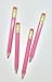 Half Pencils with Eraser - Golf, Classroom, Pew - Hexagon, Sharpened, #2 Pencil, Color - Pink, Box of 72 Pocket Pencils™