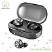 TRANYA Bluetooth 5.0 Deep Bass True Wireless Headphones Built-in Microphone, T2 Sports Wireless Earbuds, 40 Hours Playtime, IPX 5 Sweat Proof Earphones, Gift Box