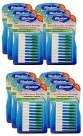Wisdom Clean Between Interdental Medium Green Brushes Pack of 12 (Total 240)