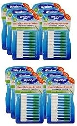 Wisdom Clean Between Interdental Medium Green Brushes Pack of 12 (Total 240)