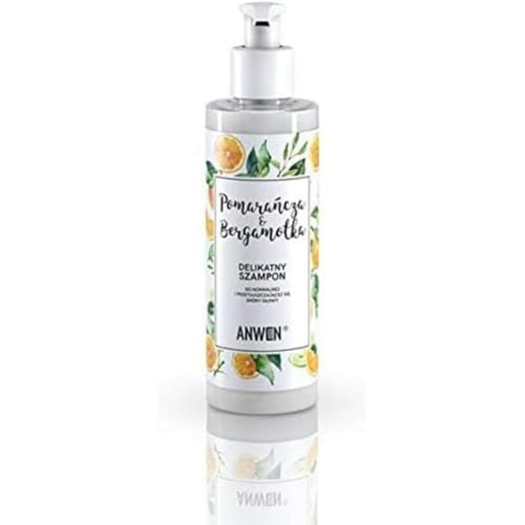 Anwen Szampon do Normalnej i Przetłuszczającej się skóry głowy Pomaraıcza i Bergamotka 200 ml