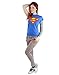 DC Comics Women's Superman Logo T-Shirt,Royal Blue,Small