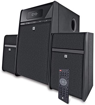iBall Tarang Classic 2.1 Multimedia Speaker with Bluetooth, USB, FM Radio & Remote Control (Black)