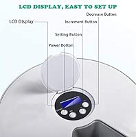 Amazon Com Love Dream 6 Meal Automatic Pet Feeder For Cats Dogs