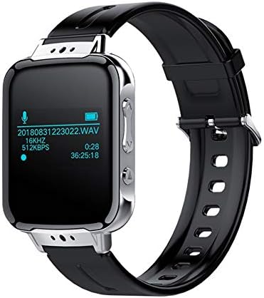 8GB Bluetooth Digital Voice Recorder Watch, HD Audio MP3 Player, 600 mAh | OLED Display | Noise Reduction | Standby 80h | Pedometer | E-Book | HiFi, Recorder for Lectures,Meetings,Class,Interviews