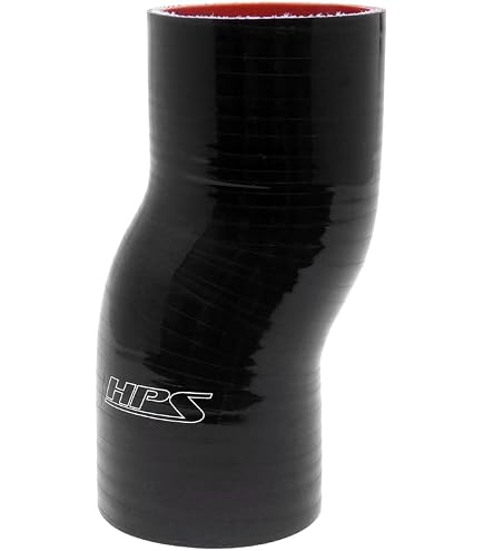 HPS 6 Inch ID Silicone Coupler Hose - 6 Inch Length High Temp 6-Ply Reinforced 25 PSI 350F SC-8601-BLK