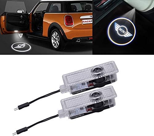 Cszlove LED Projection Logo Ghost Shadow Car Door Welcome Light DIY Step Light Symbol Sign Badge for MINI 2011-2014 - 1 Pair