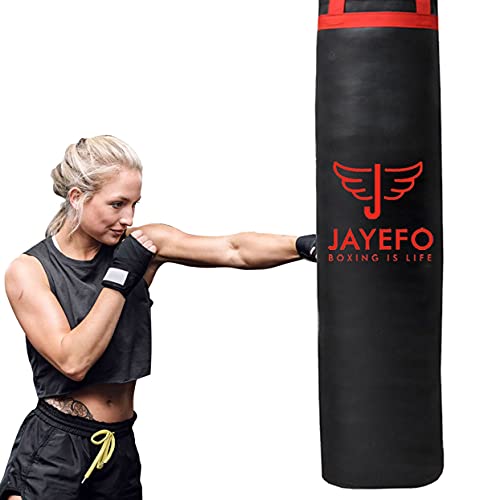 Jayefo Sports Punching Bag Hanging Boxing Bag for MMA, Karate
