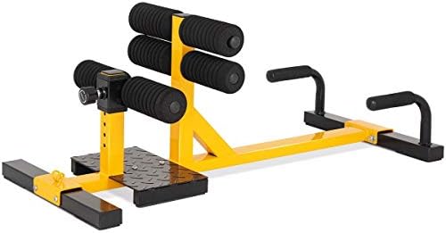 EnjoyShop 3-in-1 Sissy Squat Ab Workout Home Gym Sit Up Machine Curl Station Bench Multifunctional