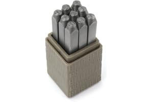 ImpressArt - Basic Typewriter 3mm Number Metal Stamp Set for Engraving and Stamping Handmade Jewelry