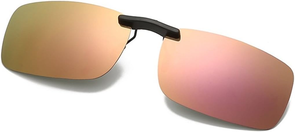 Unisex Polarized Clip Style Sunglasses for Eyeglasses-Clip on Sunglasses for Glasses Outdoor/Driving/Fishing