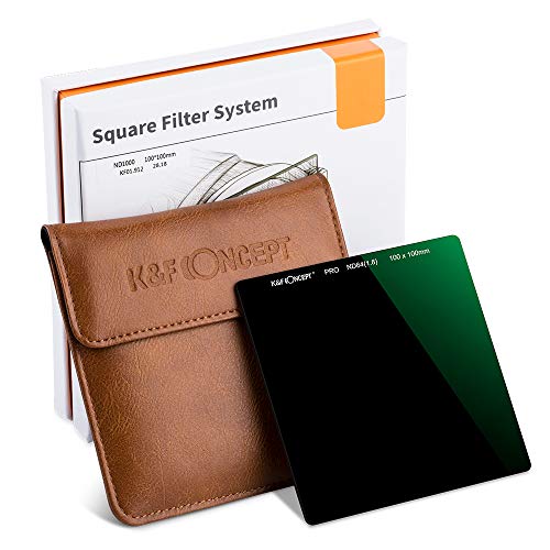 K&F Concept Nano-X Rechteckfilter ND64(6 Stop) 100x100mm Square Filter Graufilter aus Optisches Glas – Bild 7