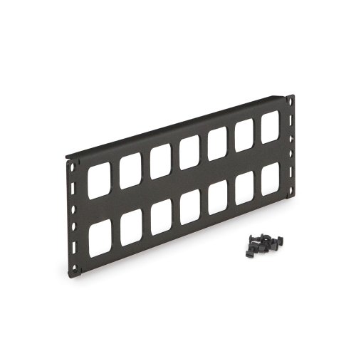 Kendall Howard 19" 2U Cable Routing Blank Cable Management Panel