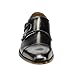 Beston EA28 Men's Double Monk Strap Slip On Dress Shoes
