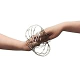 3D Science Interactive Metal Spring Flow Ring Toy Metal