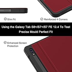 Soke Galaxy Tab S8+/S7 FE/S7 Plus Case with S Pen