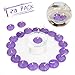 1 Inches Floating Candles Unscented Classic Floating Tea Candles with Nice and Smooth Flame Floating Small Candles for Valentine's Day Weddings Parties Home Decorations（Purple）（Set of 20）
