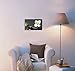 Purple Verbena Art 12''x16'' Stretched and Framed Modern White Flower and Black Stone Spa Design Pictures Photo Prints on Canvas Paintings, HD High Giclle Zen Walls Artwork for Home Decor
