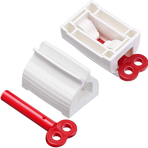 Pstars 3 Pcs Rolling Tube Toothpaste Squeezer Holder Novelty Toothpaste Dispenser Rolling Holder Bathroom Supplies - Thumbnail 2
