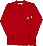 Rasco FR Red Henley T-Shirt 100% Cotton