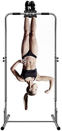 Portable Parallel Bars RELIFE REBUILD YOUR LIFE Functional Heavy Duty Fitness Workout Dip Bar Station Stabilizer Push Up Stand For Home Gym Exercise (Color : Black, Size : 160-230x100cm)