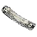 GlassOfVenice Murano Glass Millefiori Hair Clip - Black and White