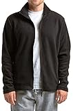 Mens Fleece Jacket Vest Soft Full Zipper