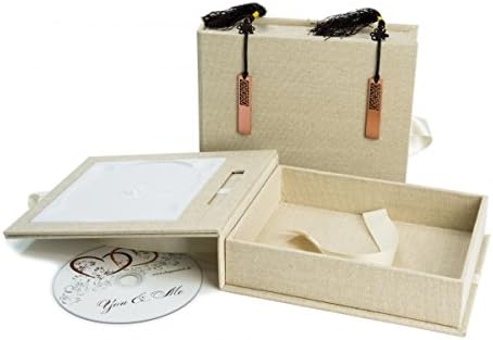 CD/USB/Foto de caja con USB Stick. Lino plástico Natural: Amazon.es: Electrónica