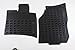 Audi Genuine Accessories 4L1061221041 Black Rubber Front All Weather Floor Mat Q7, (Set of 2)