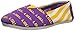 FOCO Women's College Canvas Stripe Slip on Shoes