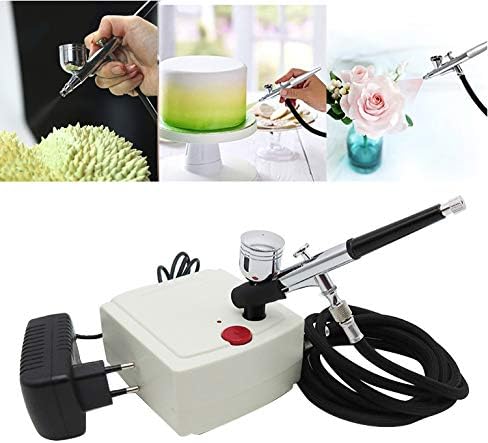 Mini Cake Cookie Airbrush Machine Kit Food Color Spray Maker for Cookie Cake Decorating（Not Including Food Colors）