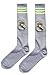 Real Madrid Kids Youth Soccer Team Socks Gift Set Bundle 3 PAIRS (White,Navy,Gray)