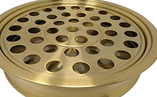 Gianna's Home Stainless Steel Communion Tray with Cover (Brass) - Image 5