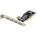 JacobsParts 5-Port USB 2.0 PCI Controller Card (4+1) w/ NEC Chipset