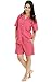 Del Rossa Women's Cotton Pajama Set, Short Button Down Woven Pjs